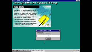 Microsoft Office 95 Installation On Windows 95