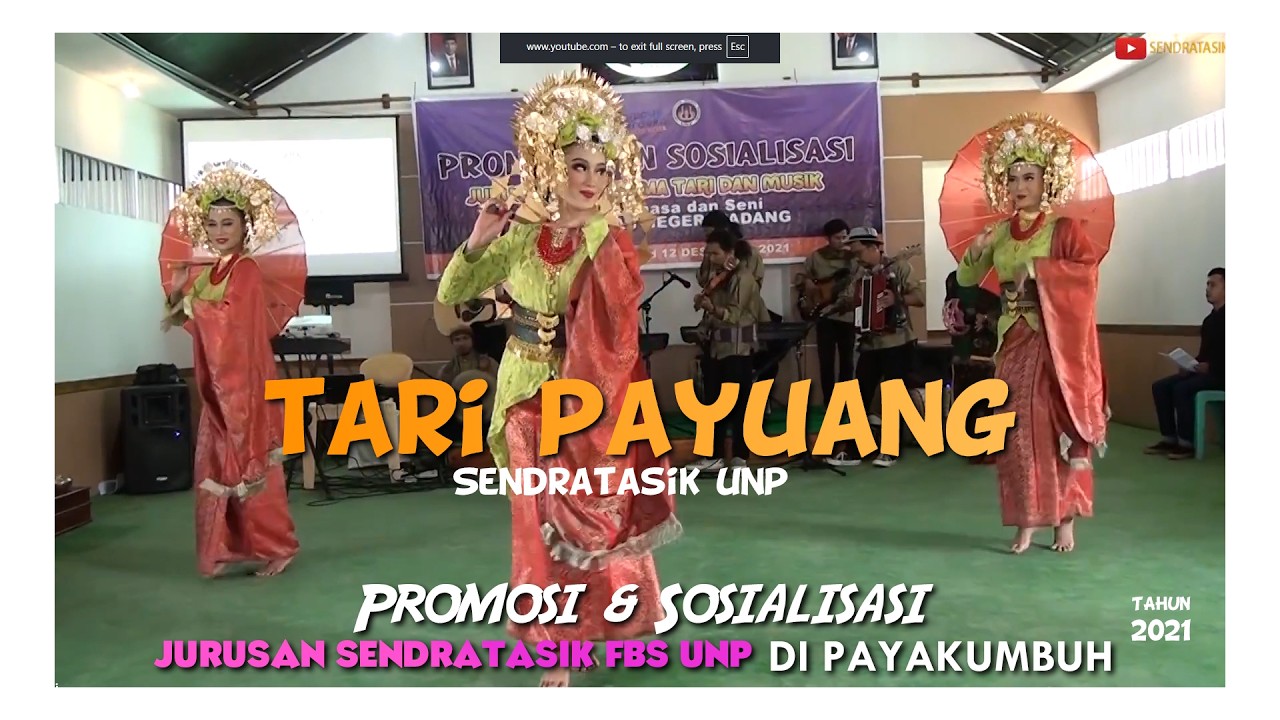 Tari Payung - Promosi & Sosialisasi Sendratasik UNP di Payakumbuh 2021