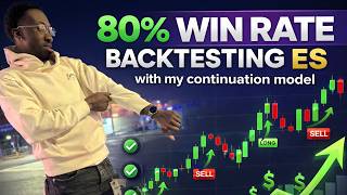 80% win rate backtesting ES with my continuation model