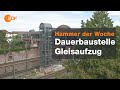 Dauerbaustelle am Gleisaufzug Neulußheim | Hammer der Woche vom 23.08.20 | ZDF