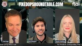 Flai ai with AriPolakof, Sarah Vantine and Ted Ings at Fixed Ops Week at the Fixed Ops Roundtable