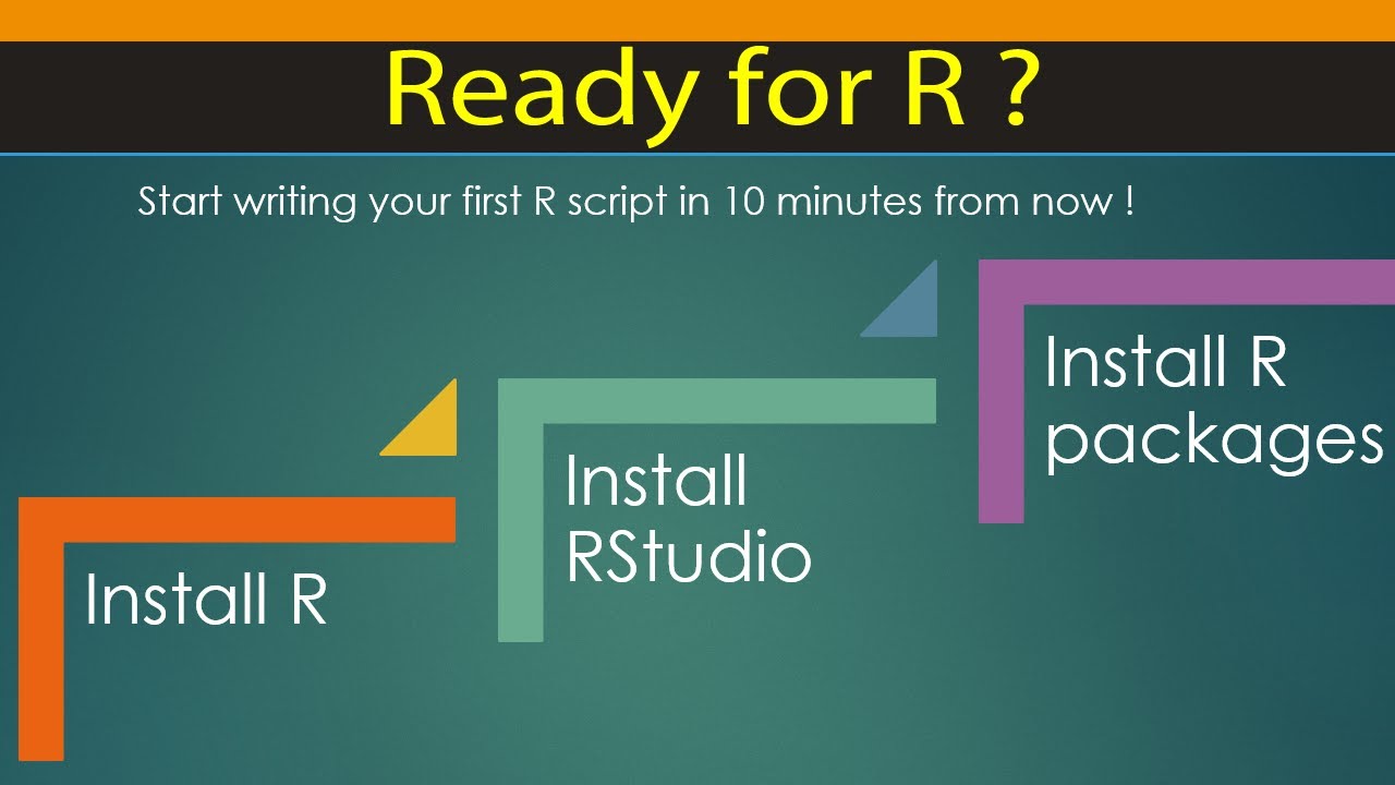 [R Beginners] How to install R, RStudio and R packages. - YouTube