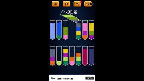 Water Sort Puzzle - Color Liquid Sorting Game Level 717 Solution