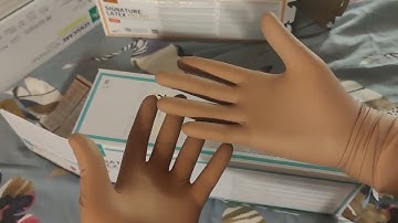 Medline sterile surgical gloves layering - 3 types