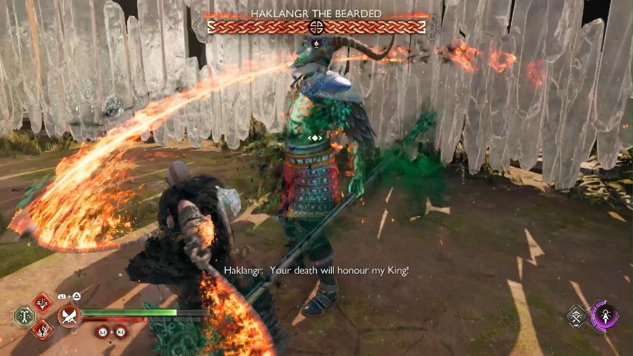 God of War Ragnarök - Haklangr The Bearded Really Thought I Cared About His Beard
