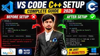 How to Setup VS Code for C++ (2026) | Install  MSYS2 & Fix All Errors