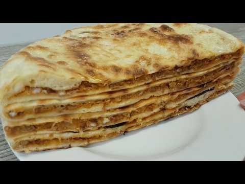 Лобиани / Лепёшки с Фасолью на Сковороде