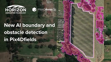 New AI Boundary and Obstacle Detection in Pix4Dfields