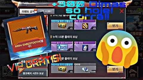 (CFM/KOREA) CORRA VIP GRATIS + 300 DIMAS, SO HOJE!😱❤️