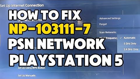 How To fix PS5 Error NP-103111-7 This service is currently under maintenance PlayStation 5