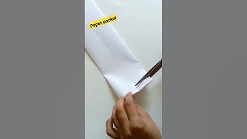 paper pocket 😍 paper craft #shorts #youtubeshorts #viral