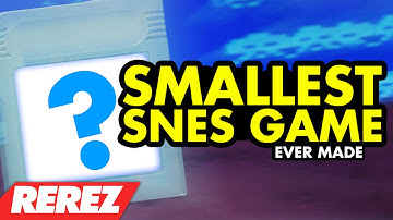 Smallest SNES Game Ever Made! (Space Invaders) - Rare Obscure or Retro - Rerez