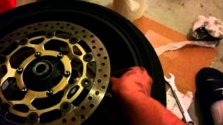How to clean rotor buttons cbr 600 rr 06