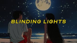 teddy swims - blinding lights [ slowed + reverb ] (lyrics)