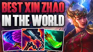 BEST XIN ZHAO IN THE WORLD FULL CHALLENGER GAMEPLAY! | CHALLENGER XIN ZHAO JUNGLE | Patch 13.17 S13