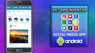 Create YOUR OWN Social Media App! || Easiest Method! || MIT App Inventor || Mobile App screenshot 1