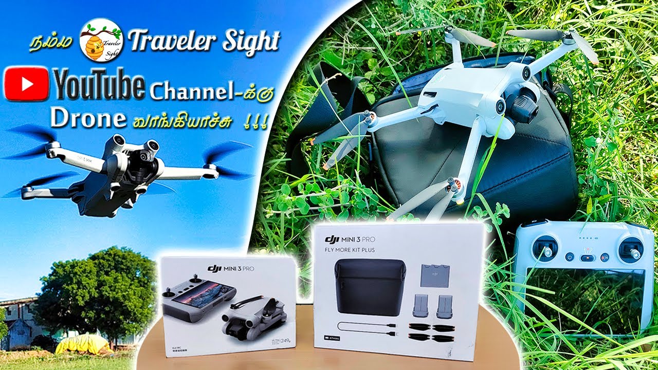 👫 DJI MINI 3 PRO Drone & FLY MORE KIT PLUS Unboxing In Tamil #asmr # ...