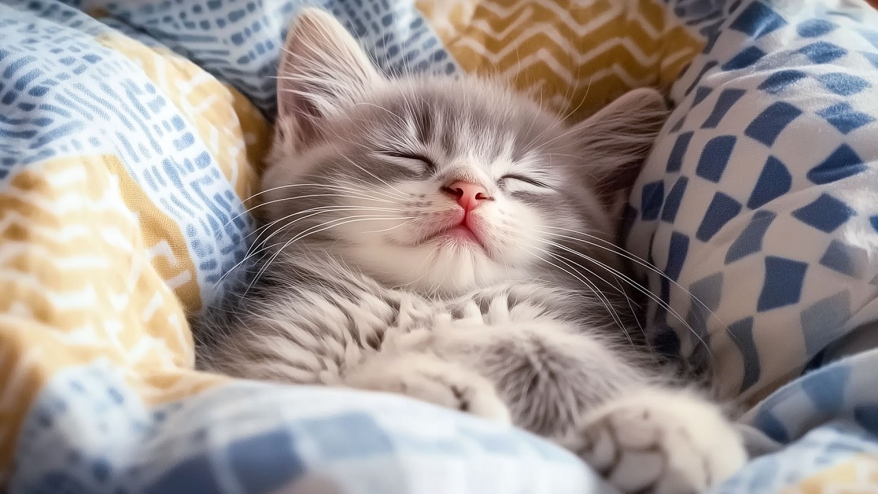 Музыка для глубокого сна для кошек — спокойная колыбельная, которая успокоит нервы вашей кошки и ...