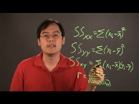 What Sums Are Needed to Calculate a Correlation Coefficient? : Math Calculations