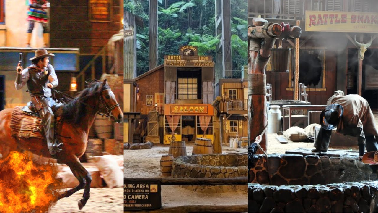 Cowboys Show At Taman Safari Indonesia