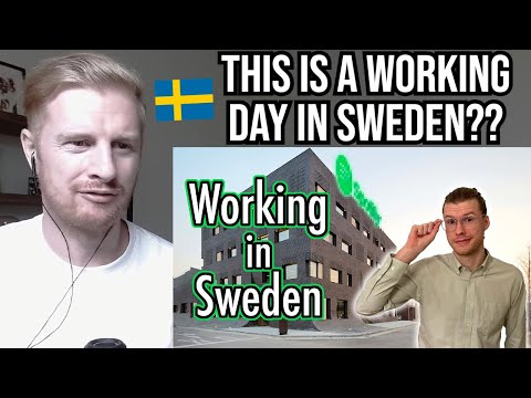 رد فعل على كيف هي تجربة العمل في السويد يوم في مكتب شركة سويدية