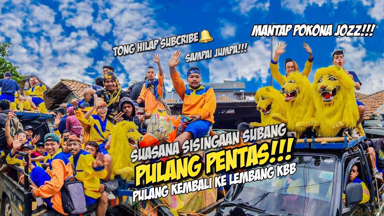 Beginilah Suasana Ketika Pulang Pentas || Sisingaan Sadulur Grup || Music Dola-Doli Ade Astrid