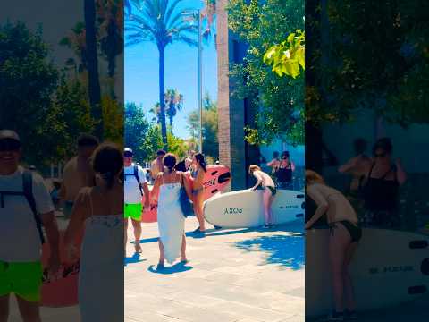 Barcelona Walking In Beach Youtubeshorts Shortsfeed Virralshorts Viral Shorts Barcelona Spain 