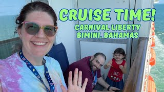 MY BIRTHDAY CRUISE!! | CARNIVAL LIBERTY 2023 | 3 DAY BAHAMAS CRUISE | BIMINI | CRUISING WITH KIDS