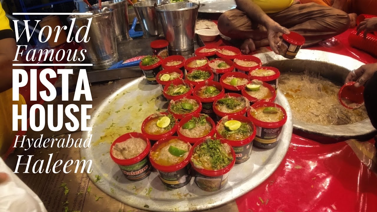 World Famous Haleem at Pista House Hyderabad Charminar Places to