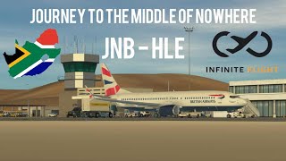 🔴 INFINITE FLIGHT LIVE 🔴 Journey to the middle of nowhere! | Johannesburg to Saint Helena