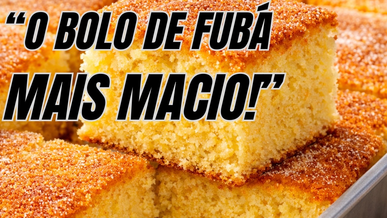 O BOLO DE FUBÁ MAIS FOFINHO PARA O CAFÉ DA TARDE ☕🍰