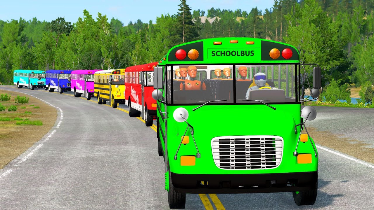 Toyota Cars vs Train | Truck Man Flatbed vs Train Beamng.drive.#009