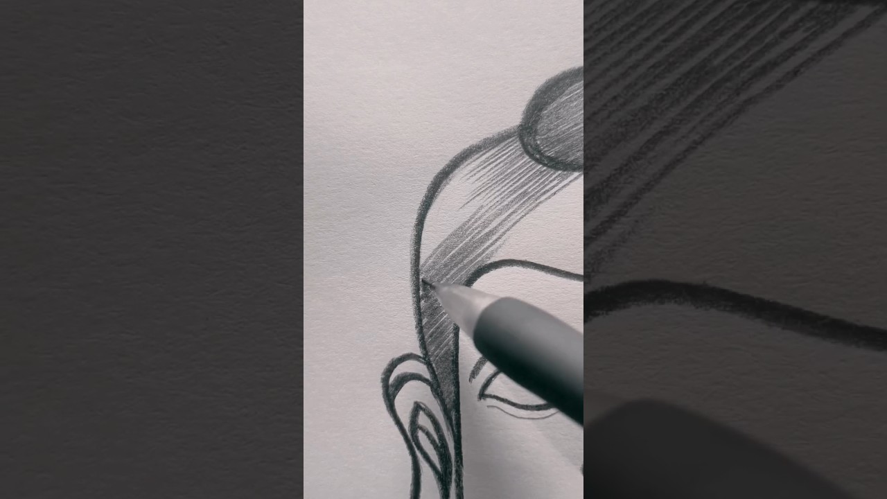 गौतम बुद्ध Drawing shorts 🙂- how to draw lord Buddha 