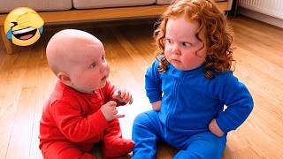 Try Not To Laugh: Funniest Baby Videos & Twins Moments That Will Make You Laugh