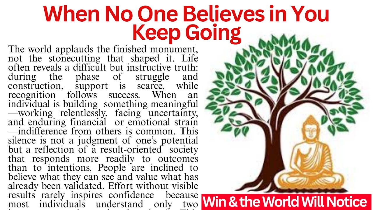 Believe In Yourself | Never Give Up | Reading Comprehension Passage | English Passage Reading