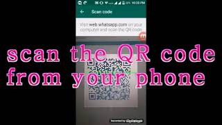 connect watsapp from mobile to computer without any software screenshot 3