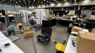 Behind the Scenes: Setting Up Our Expanded Booth at NCECA 2023!