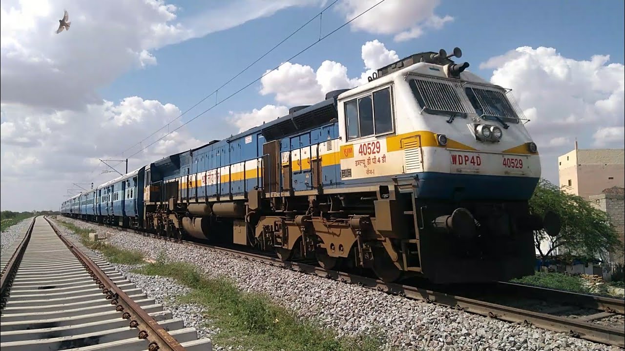 [ 10 in 1] KJM & PUNE WDP4D locomotives hauling with some ICF & LHB trains of Gooty & banglore route