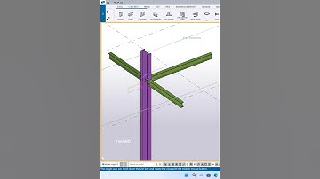 Automatic rotation center in tekla structure #shorts #teklatutorialbangla