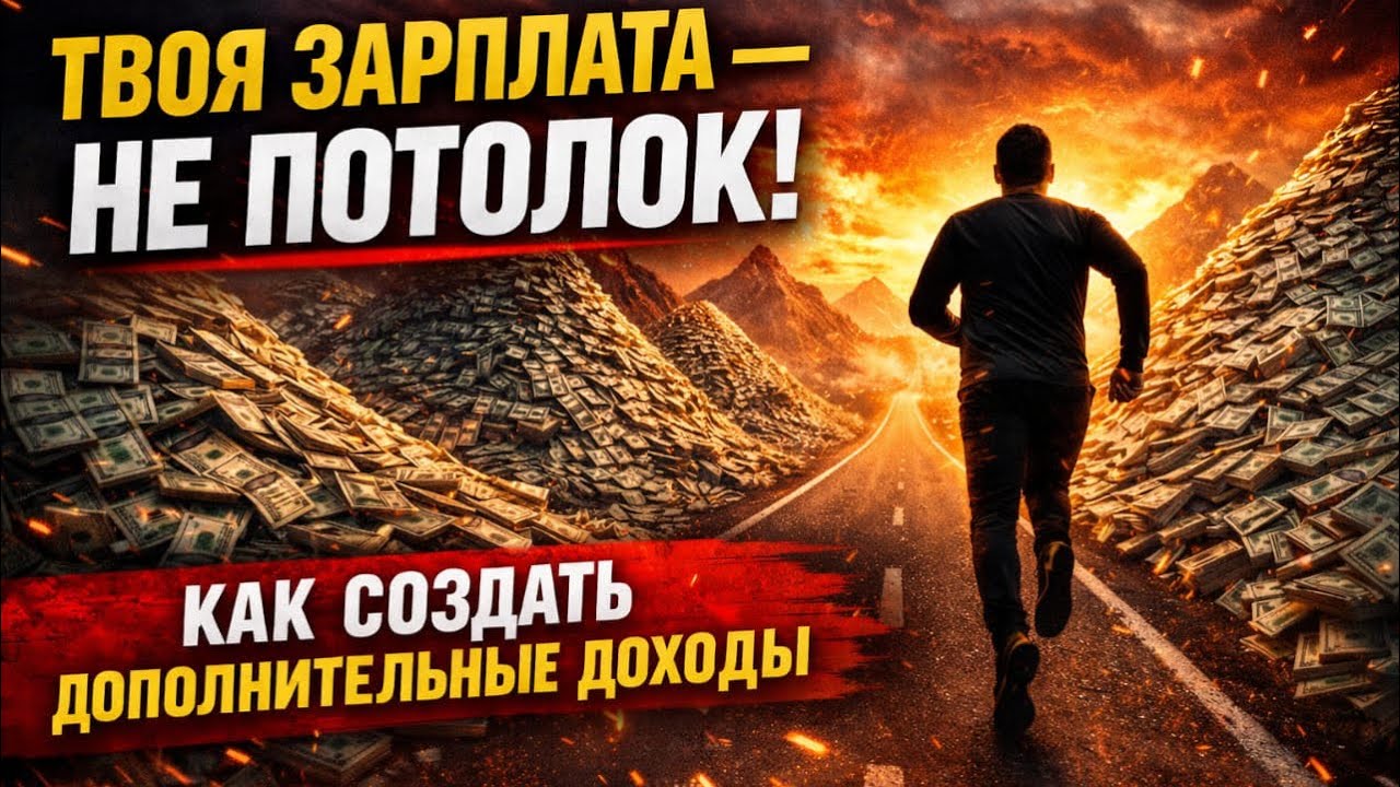 Твоя зарплата не потолок. Как создать дополнительные доходы