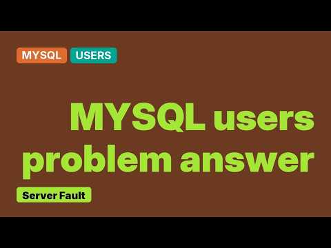 How do I grant full permissions to a user with mysql? (3 Solutions!!)
