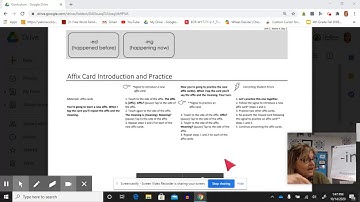 ECRI 2.1   affixes -ed, -ing Unit 1 week 4 day 1