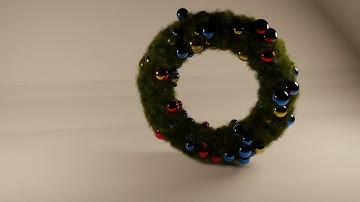 Christmas Wreath in Blender