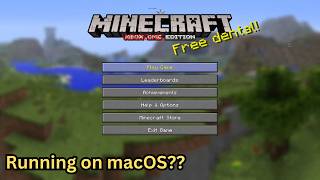 Minecraft Legacy Console Edition running on macOS