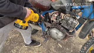 Straight piping the DR100