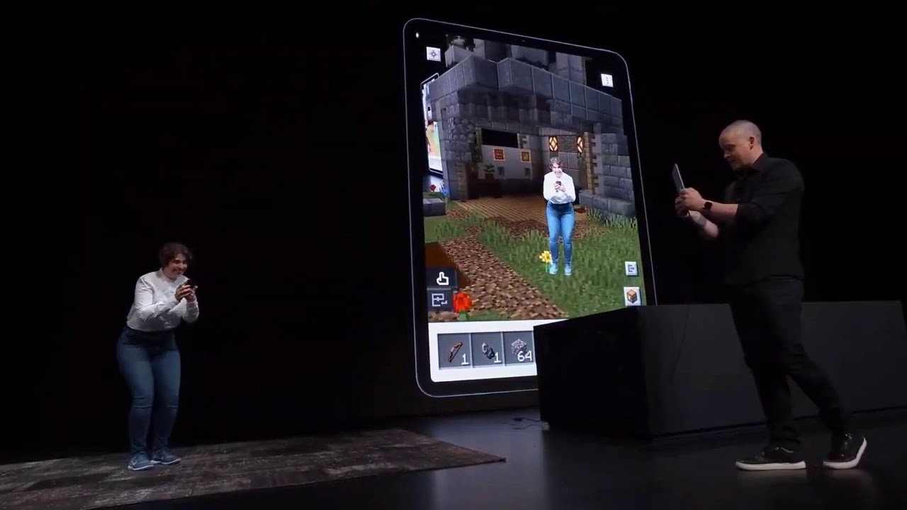 Demonstration of Minecraft Earth AR Gameplay DEMO 2019