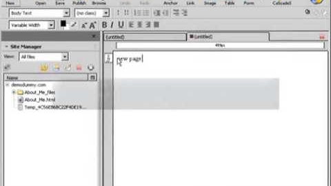 How to publish with Kompozer