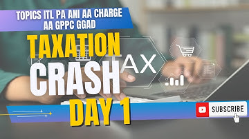 ACCA (TX) | TAXATION DAY 1 | FA 2024 | JUNE 2025 Attempt