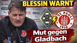 Details Alexander Blessin ahead of Gladbach: We have to be courageous! | M'gladbach vs St. Pauli | Bund... News