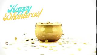 Happy Dhanteras Greeting Video 2020 | Dhanteras Wishes Video for WhatsApp I Dhanteras Wishes 2020 I